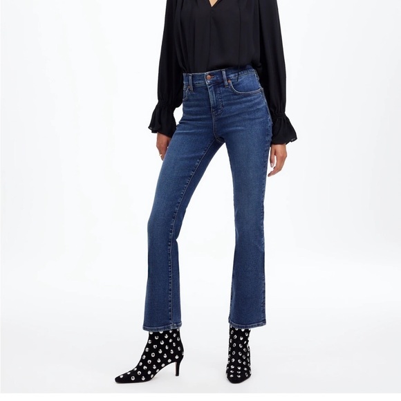 Madewell Petite Kick Out Crop Jeans in Lenoir Wash size‎  25P NWT NR929 - Picture 1 of 15